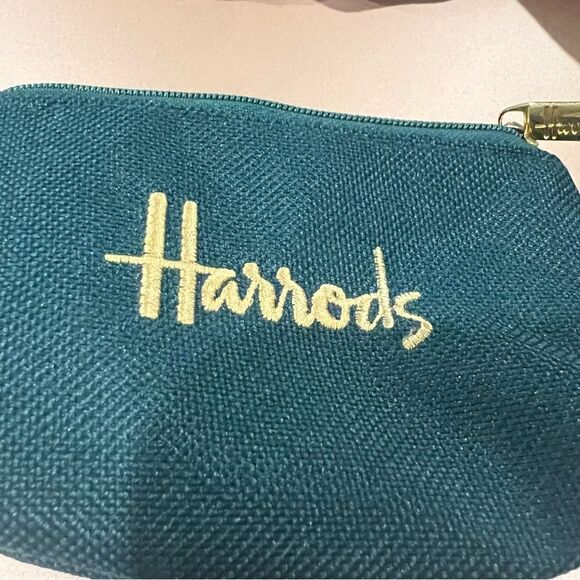 Harrods vintage canvas coin bag ring for a keychain - Picture 1 of 7